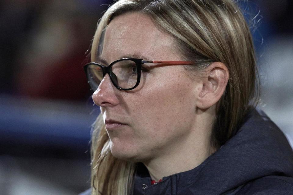 Disappointed: Liverpool Women manager Vicky Jepson (Liverpool FC via Getty Images)