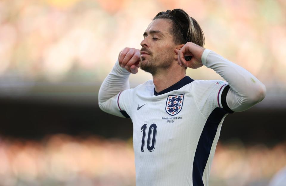 Grealish says he has ‘no bad blood’ towards Irish fans despite receiving boos and jeers at the Aviva Stadium. (EPA)