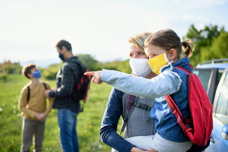 Find common ground: Maybe your spouse is wary of most social activities but is willing to go for a hike as long as the trail isn't too crowded.  (Photo: Halfpoint Images via Getty Images)