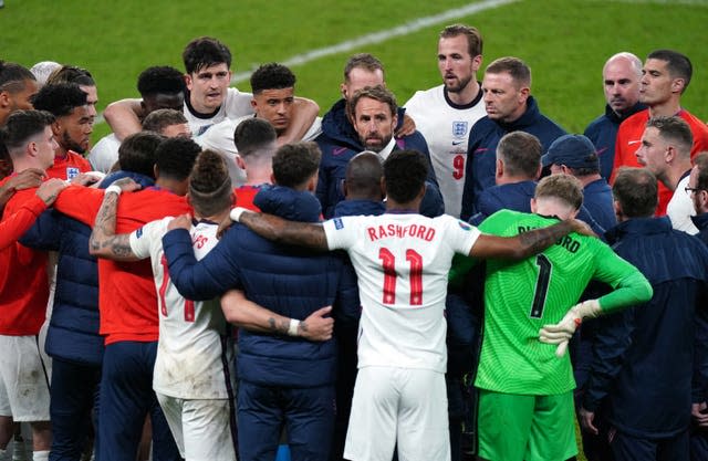 Southgate and England players