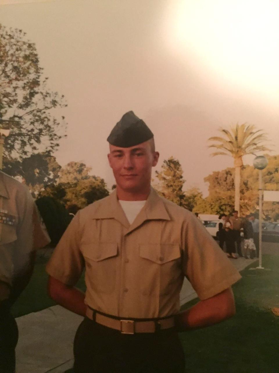 Master Sergeant Brandon Messenger joined the Marine Corps in 1995.