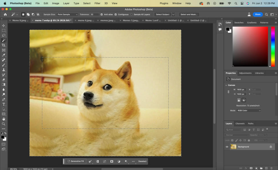 Adobe Photoshop Generative AI