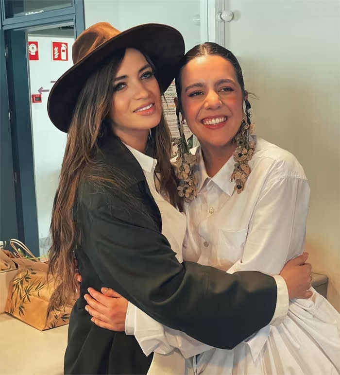 Sara Carbonero con su amiga Valeria Castro