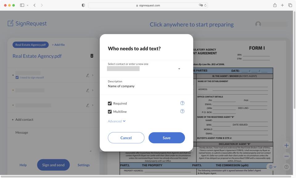 SignRequest eSign software during our test and review process