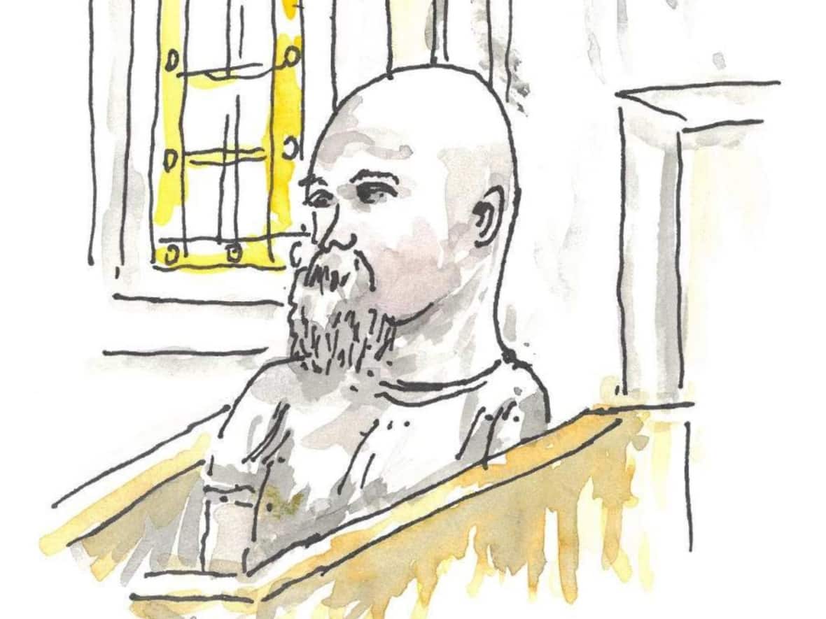 Jeremy Skibicki was silent in the accused box in court on Monday as prosecutors said they'd agreed to allow his trial to be heard by a judge alone instead of a jury. (James Culleton - image credit)