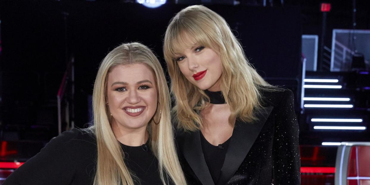 the voice he battles, part 5the knockouts episode 1711 pictured l r kelly clarkson, taylor swift photo by trae pattonnbcnbcu photo bank via getty images