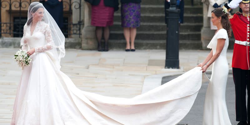 When Kate's wedding dress designs were slapped with a lawsuit