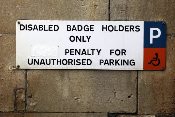 Disabled Parking Signs And Bays