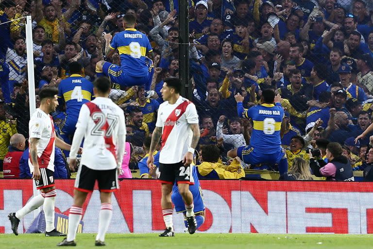 Boca estiró su ventaja en el historial contra River con un nuevo triunfo en el Superclásico, con gol de Darío Benedetto