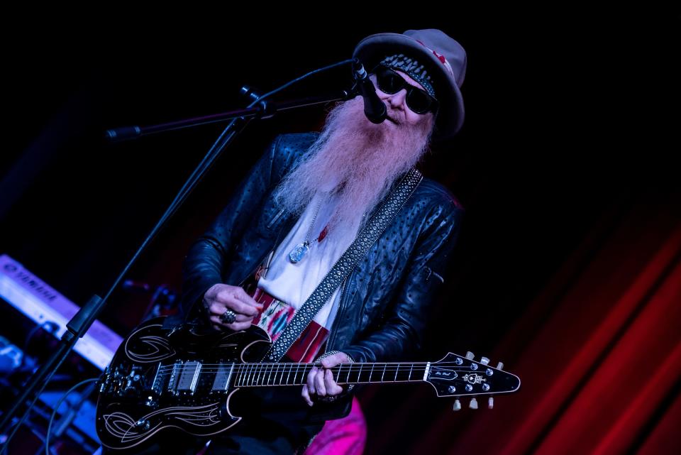 ZZ Top's Billy Gibbons played a private concert Saturday, April 9, at Bonita Springs' Southwest Florida Event Center. The show was attended by employees of South Florida Gas and raised thousands of dollars for St. Jude Children's Research Hospital.