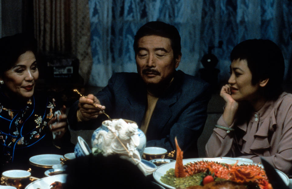 Gua Ah-leh, Sihung Lung and Sylvia Chang in "Eat Drink Man Woman." (Photo: Archive Photos via Getty Images)