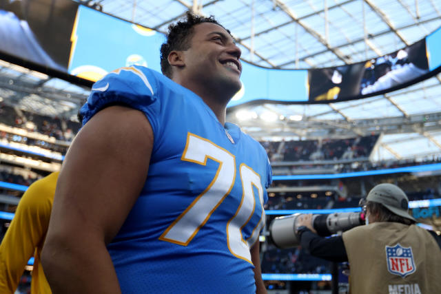 Chargers OT Rashawn Slater ready to roll after season-ending injury