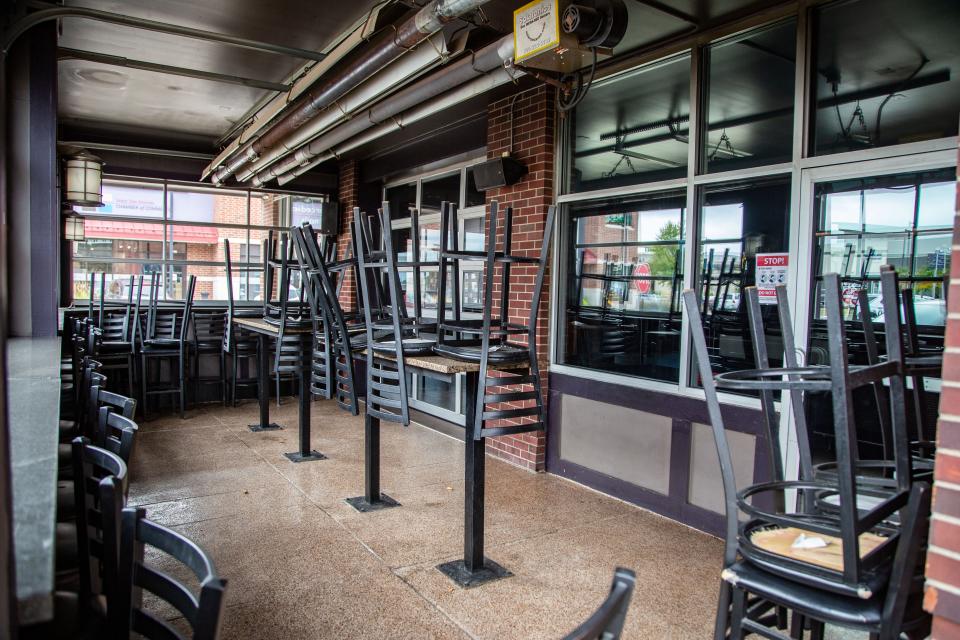 Tonic Bar in West Des Moines is closed for business Tuesday, Sept. 1, 2020. 