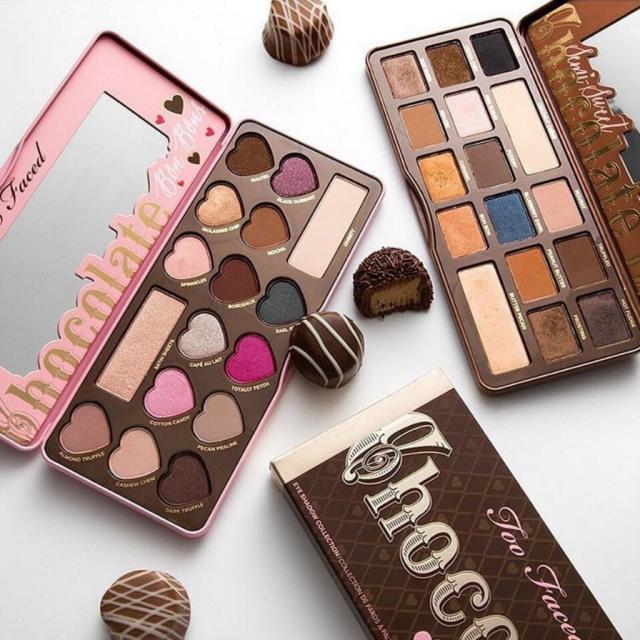 too faced chocolate bar look