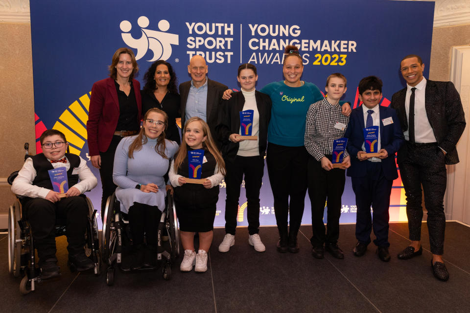 A host of sporting stars presented awards to the seven winners on Wednesday night