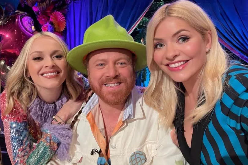 Fearne Cotton, Keith Lemon and Holly Willoughby