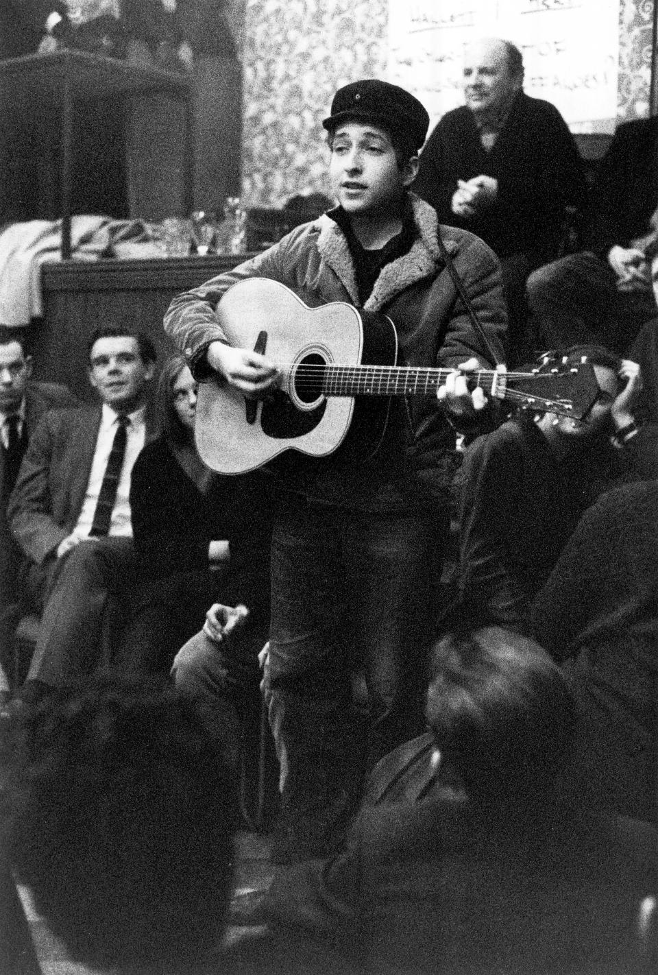 Bob Dylan in 1962.