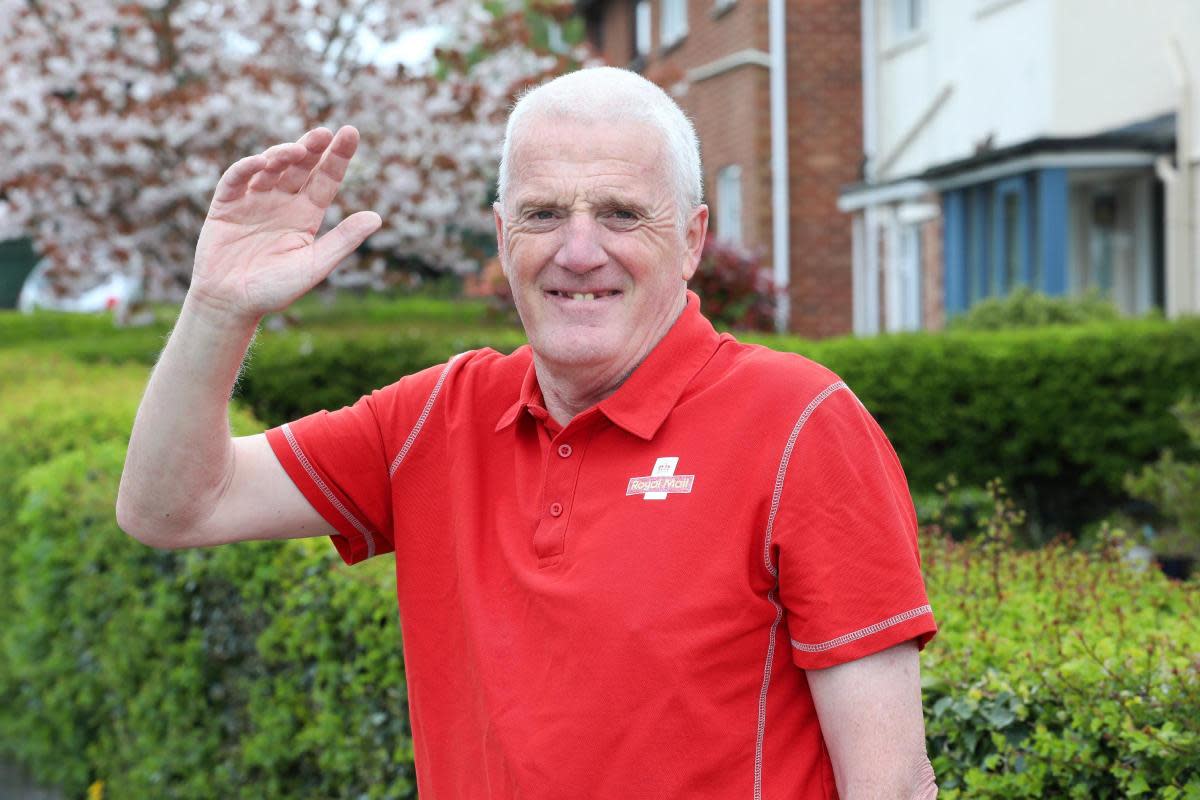 Gary Moore has served Almeley as a postman for 32 years <i>(Image: Rob Davies)</i>