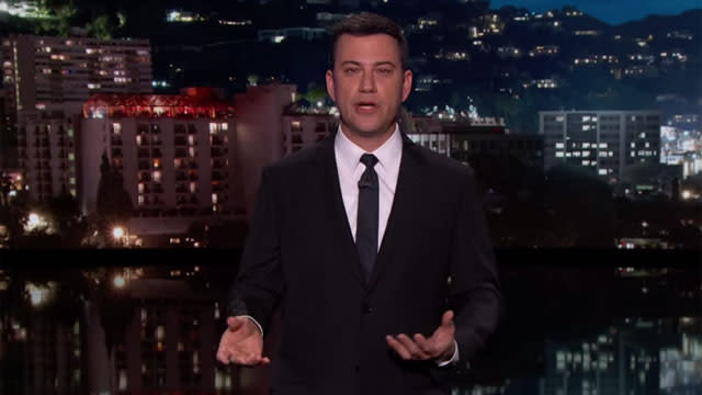 Jimmy Kimmel couldn't hold back his emotions when addressing news of the lion that was slain for sport by an American dentist during a hunting trip in Zimbabwe. The late-night host slammed Dr. Walter J. Palmer for killing 12-year-old Cecil the Lion, a favorite at Hwange National Park and a tourist draw that was also being tracked for scientific research by Oxford University. Kimmel admitted that when he first heard of the story, he was "so relieved" to hear that the animal was hunted and killed by a Spaniard. "I was like, 'This is terrible but thank God this isn't one of us,'" he quipped. <strong>WATCH: Secrets of <em>The Lion King</em> Revealed -- What You Didn't Know About the Disney Classic</strong> Unfortunately, that was not the case. "Turns out, it was an American," Kimmel said. "It was one of us. It was a dentist from Minnesota who paid $50,000 to shoot the lion." The host did read a statement from Dr. Palmer, who said he thought this was a legal hunt and had no idea the animal was being tracked. "I deeply regret that my pursuit of an activity I love and practice responsibly and legally resulted in the taking of this lion," Palmer said. He has reportedly closed his dentist office since the story became national news. After reading the doctor's defense, Kimmel really laid into him. "Why are you shooting a lion in the first place?" he said. "I'm honestly curious about why a human being would be compelled to do that. How is that fun?" <strong>NEWS: See the Heartwarming Moment a Lion Recognizes the Man Who Rescued Her</strong> Clearly upset about the death of Cecil, Kimmel continued, "Is it that difficult for you to get an erection that you need to kill things? If that's the case, they have a pill for that. It works great." Kimmel then compared the doctor to the controversy surrounding Bill Cosby. "Just stay home and swallow it and you save yourself a lifetime of being the most hated man in America who never advertised Jell-O pudding on television," he joked. The 47-year-old comedian then encouraged his viewers to support the Wildlife Conservation Research Unit, the organization that was responsible for tracking Cecil as well as other animals. <strong> WATCH: Aww! Johnny Depp Bottle-Feeds a Baby Bat as Captain Jack Sparrow! </strong> Kimmel isn't the only star up in arms over the killing of the beloved lion. "Trophy Hunting, poaching, dog torture festivals...it seems like a losing battle," comedian Ricky Gervais tweeted. "But let's fight it any way." Trophy Hunting, poaching, dog torture festivals...it seems like a losing battle. But let's fight it any way. pic.twitter.com/6WdOrPQnz4— Ricky Gervais (@rickygervais) July 29, 2015 Supermodel Cara Delevingne slammed the man responsible for killing Cecil, writing: "This #WalterPalmer is a poor excuse of a human being!" This #WalterPalmer is a poor excuse of a human being!— Cara Delevingne (@Caradelevingne) July 28, 2015 Sharon Osbourne shared this sentiment (Delevingne even retweeted her), proclaiming: "#WalterPalmer is Satan. I don't know how anyone could go to this man for dental services after this. He is a killer. Beware!" #WalterPalmer is Satan. I don't know how anyone could go to this man for dental services after this. He is a killer. Beware!— Sharon Osbourne (@MrsSOsbourne) July 28, 2015 "How dare you #walterpalmer!!!!" Victoria's Secret model Candice Swanepoel Instagrammed. "As a South African and as a human being I can't express how deeply saddened I am by this." Behati Prinsloo was also upset over this story. "I can't even put into words how this is making me feel, Dr. Walter J Palmer from Minnesota stay out of Africa!!!!" the supermodel wrote. "Seriously breaks my heart." Melanie Griffith has yet to react to Cecil's death, but she did have a pet lion of growing up. Check out the adorable photos of the actress and the exotic animal. 