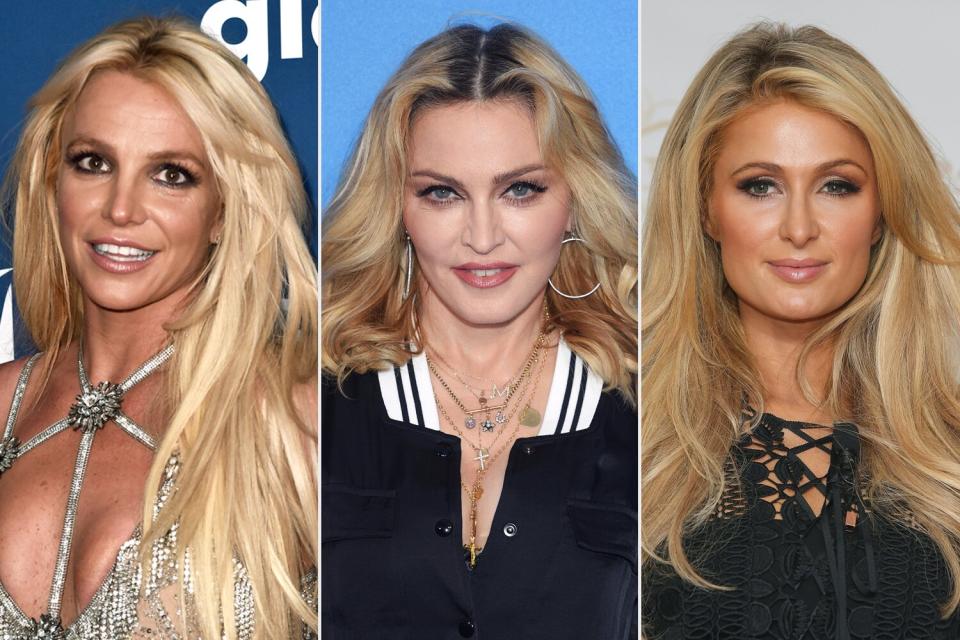 Britney Spears, Madonna, Paris Hilton