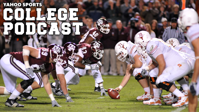 College Podcast: A&M and Texas at it again, Mysterious Toilet Flushes,  Chicken Wars take a turn