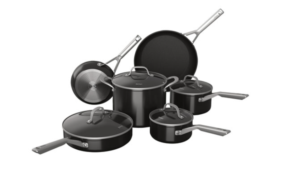 Ninja Foodi NeverStick 10-Piece Aluminium Cookware Se