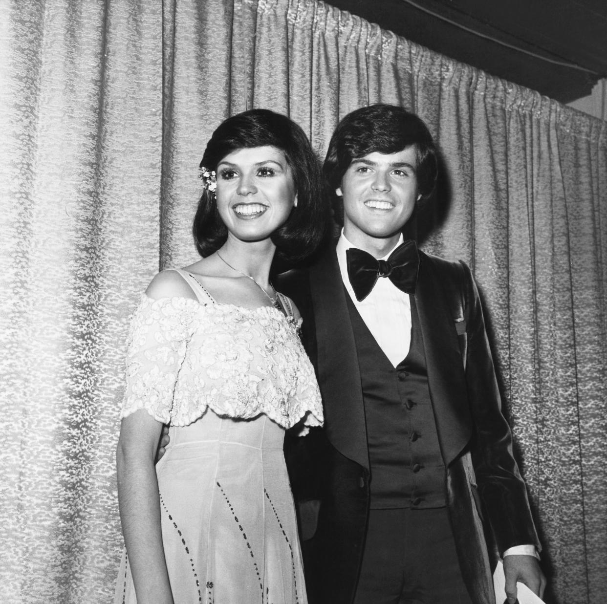 Siblings Marie and Donny Osmond, pictured here in 1976, starred in their own show from that year until 1979. (Photo: Everett Collection)
