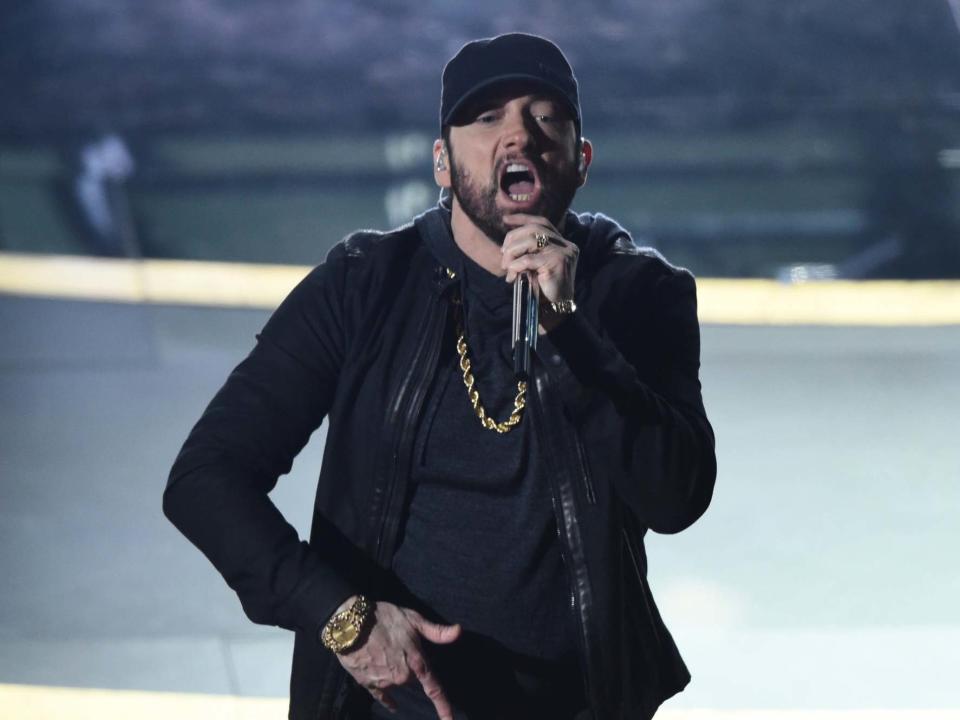 Eminem performs at the Oscars: Chris Pizzello/Invision/AP