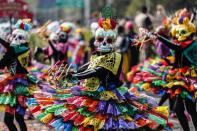 <p>CIUDAD DE MÉXICO Traditions/Tradiciones-Día de Muertos.- Aspectos del Desfile del Día de Muertos, 28 de octubre de 2017. Foto: Agencia EL UNIVERSAL/Yadín Xolalpa/JMA </p>