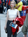 <p>Tavi Gevinson in minimal separates. </p>