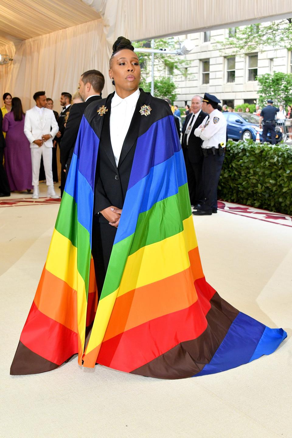 <h1 class="title">Lena Waithe in Carolina Herrera, 2018</h1><cite class="credit">Photo: Getty Images</cite>