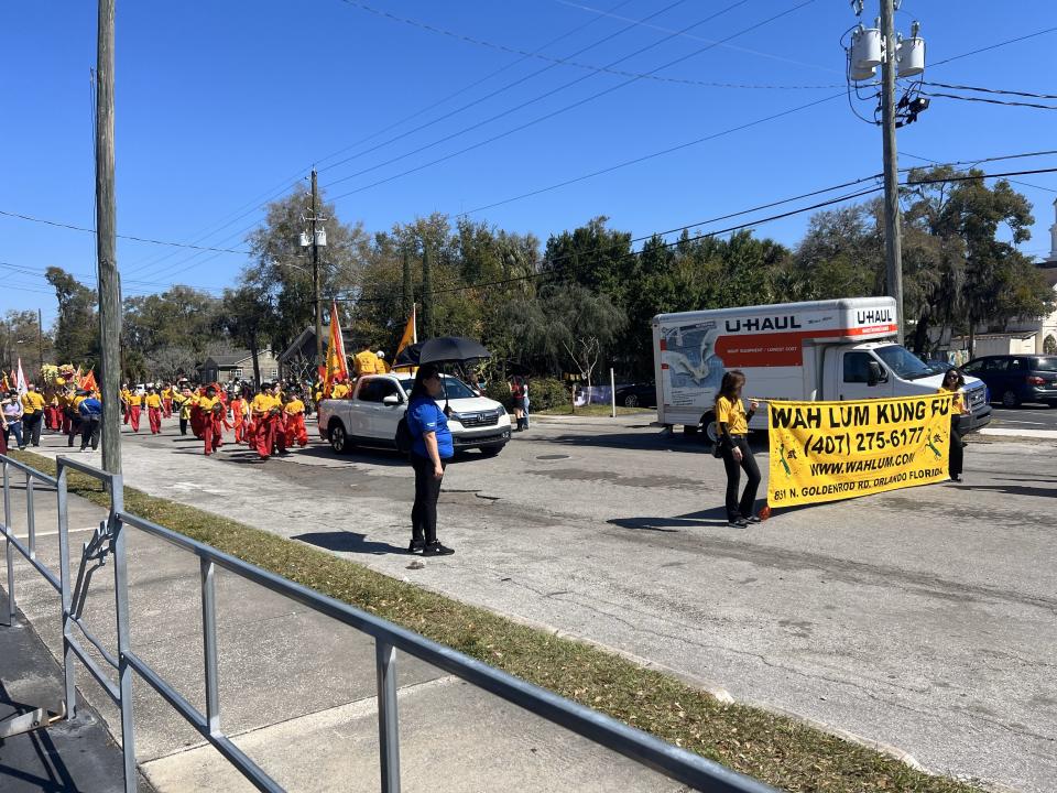 Local Asian organizations, City of Orlando and Orange County officials led the parade to celebrate the Lunar New Year.