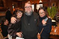 <p>Sally Hawkins, Guillermo del Toro and Michelle Yeoh attend a lunch reception hosted by Barbara Broccoli to honor Guillermo del Toro at the Covent Garden Hotel on Jan. 27 in London, England.</p>