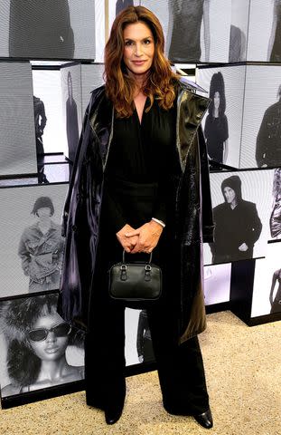 <p>Darren Gerrish/WireImage</p> Cindy Crawford attends the Steven Meisel New York X Zara collection launch in London