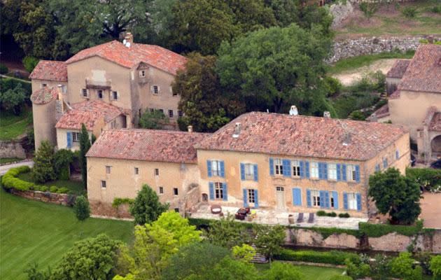 Brangelina's Château Miraval in Le Val, France, is worth over US$80 million. Source: Getty Images