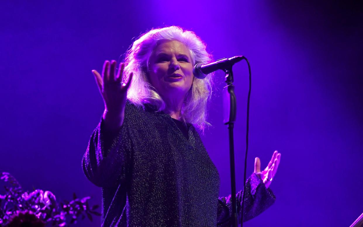 Margo Timmins of Cowboy Junkies performing at the Royal Festival Hall - Martin Harris/Capital Pictures