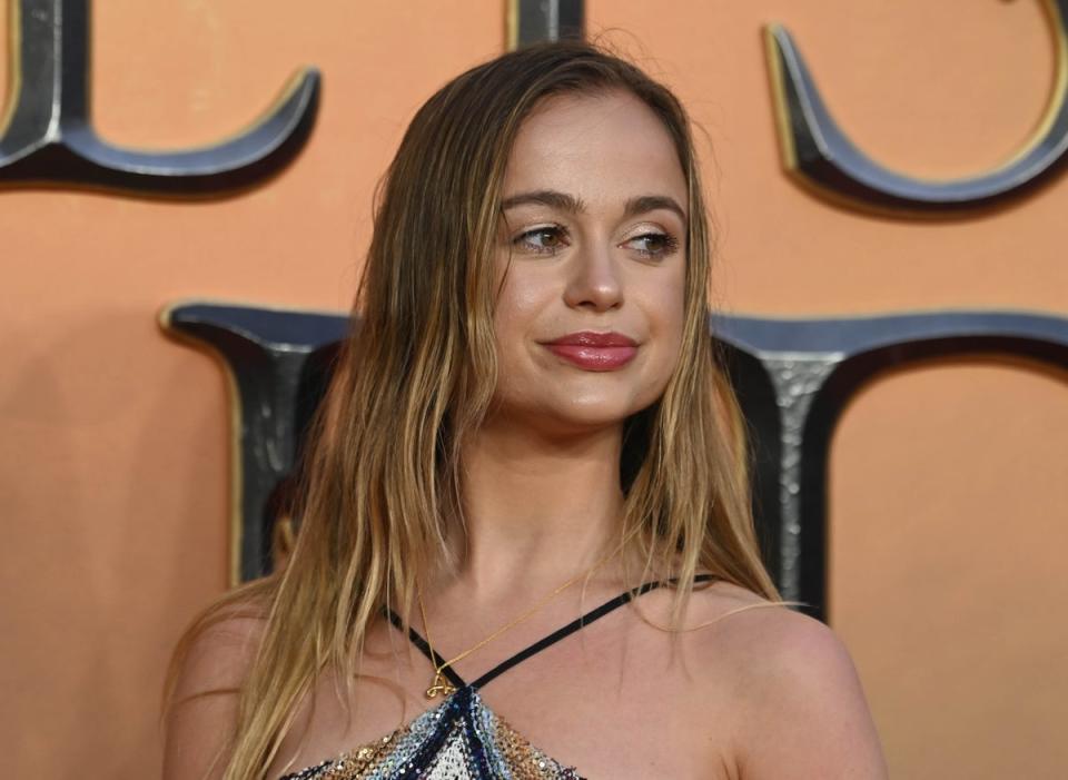 Amelia Windsor arrives at the 