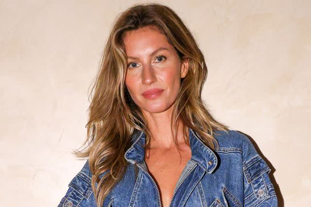 <p>Matteo Prandoni via BFA.com</p> Gisele Bundchen FRAME & Gisele celebrate New York Fashion Week