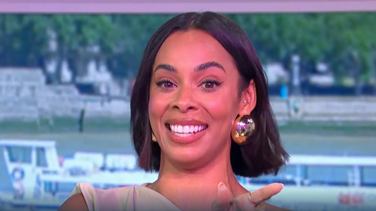 Rochelle Humes couldn't stop laughing. (ITV screengrab)