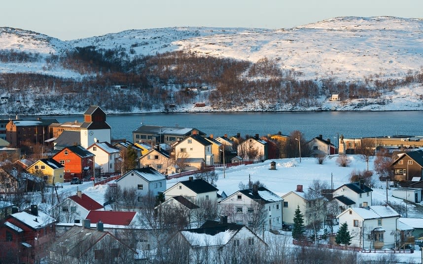 Kirkenes: a small town in the far northeastern corner of Norway - This content is subject to copyright.