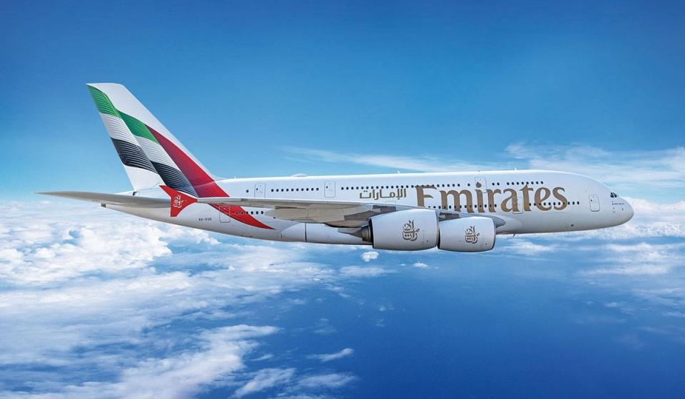 Emirates Airlines quiere operar en Colombia. Foto: tomada de la cuenta de X de Emirates Airlines