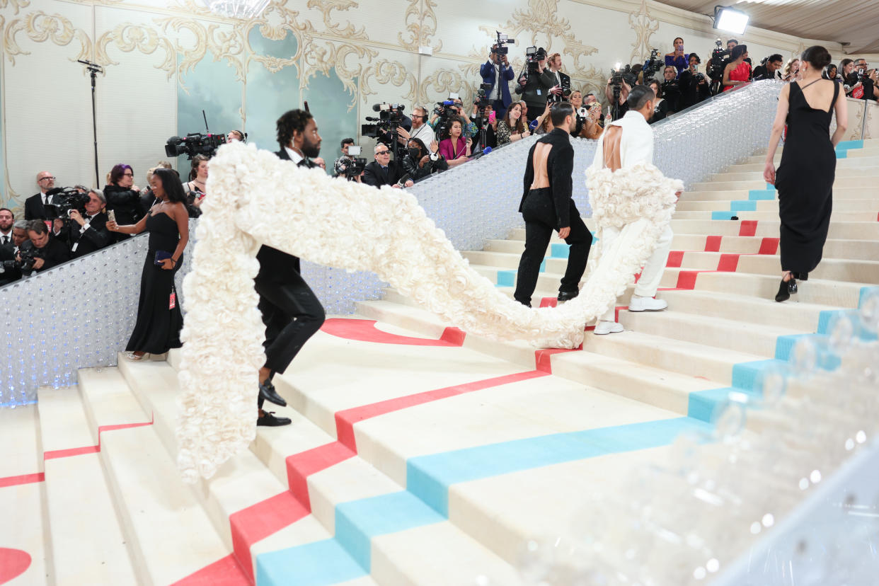 Bad Bunny at the 2023 Met Gala. (Photo: Christopher Polk/WWD via Getty Images)