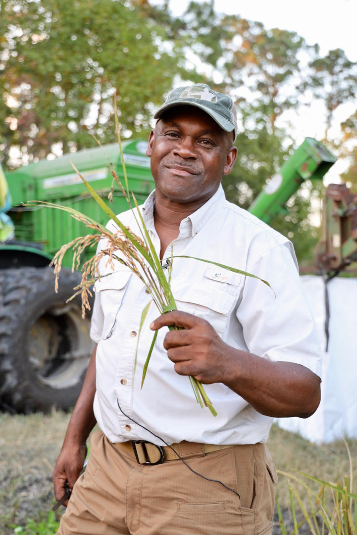 Rollen Chalmers on his farm in South Carolina's low country. (Jake Whitman)