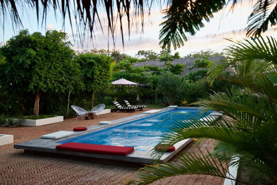 The pool at Malibu Popoyo Surf Eco-Resort