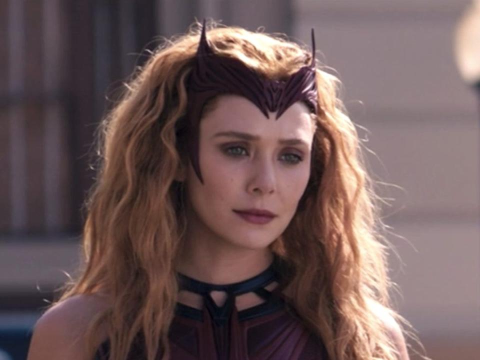 Elizabeth Olsen in ‘WandaVision’ (Marvel Studios)