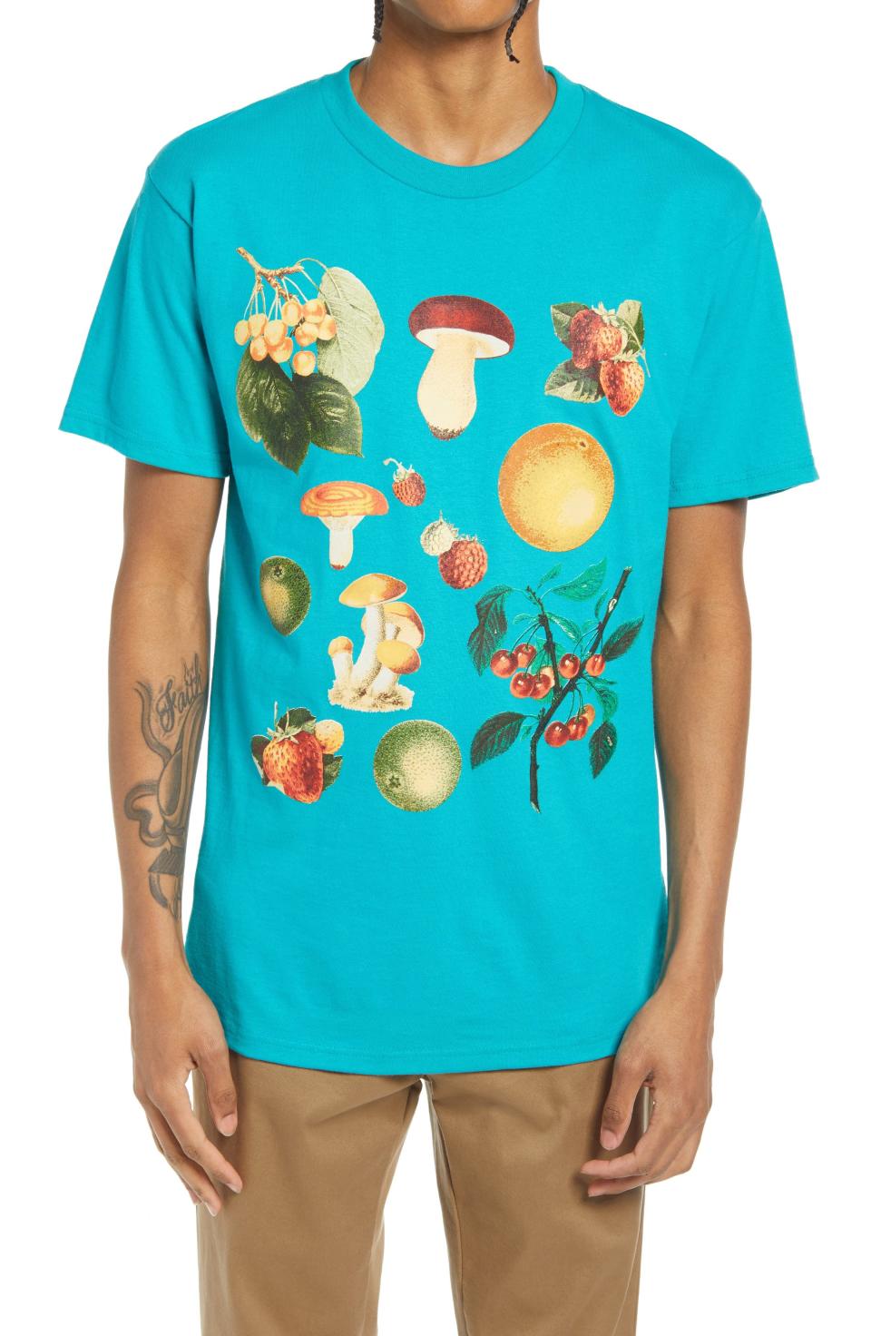 Obey Fruits & Mushrooms Graphic Tee