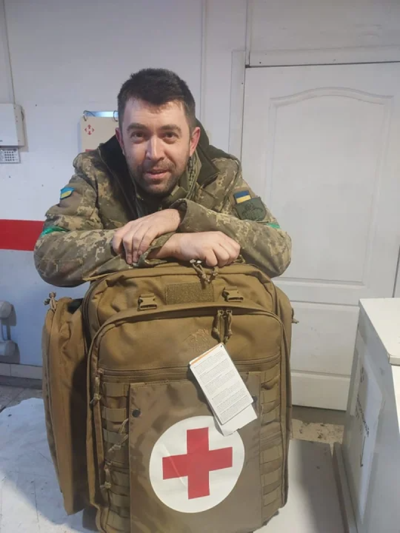 Oleksiy Lyubetskyi, combat medic <span class="copyright">Oleksiy Lyubetskyi via facebook</span>