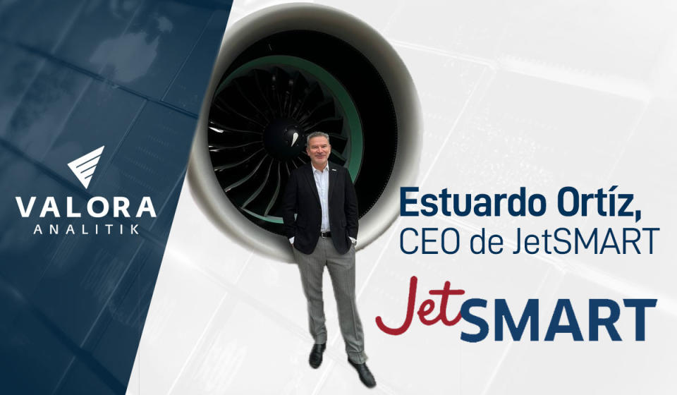 Estuardo Ortíz, CEO de JetSMART. Foto: Cortesía JetSmart