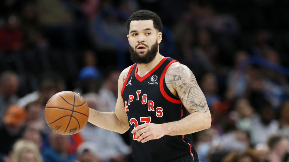 Fred VanVleet is leaving Toronto for Houston. (AP Photo/Nate Billings)