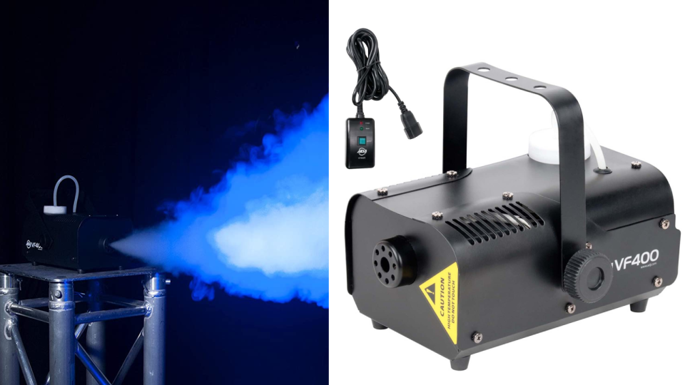 Anyone can operate this basic fog machine.